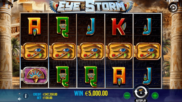 Eye of the Storm Slot großer Gewinn